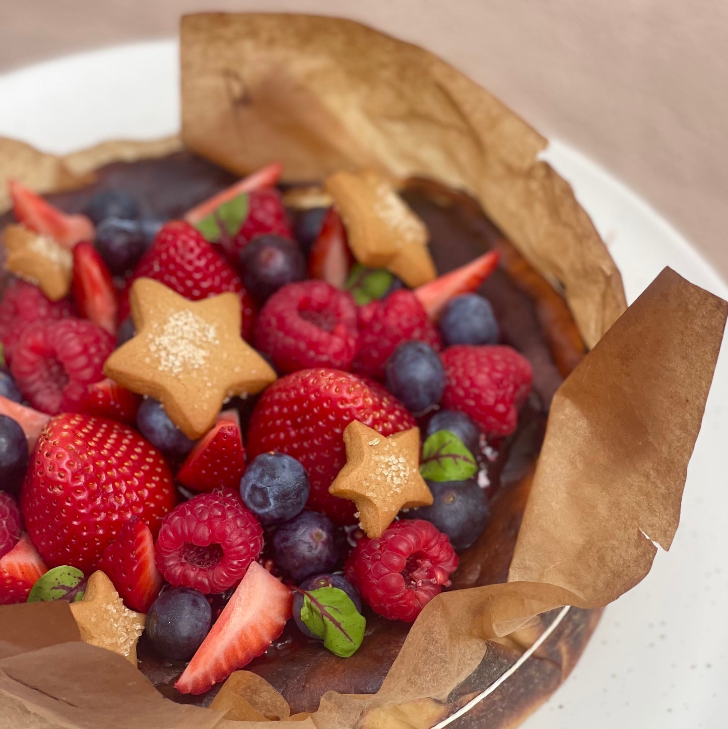 Basque Cheesecake (Christmas Day)