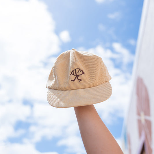 Wandering Croissant Cap - Butter Cord