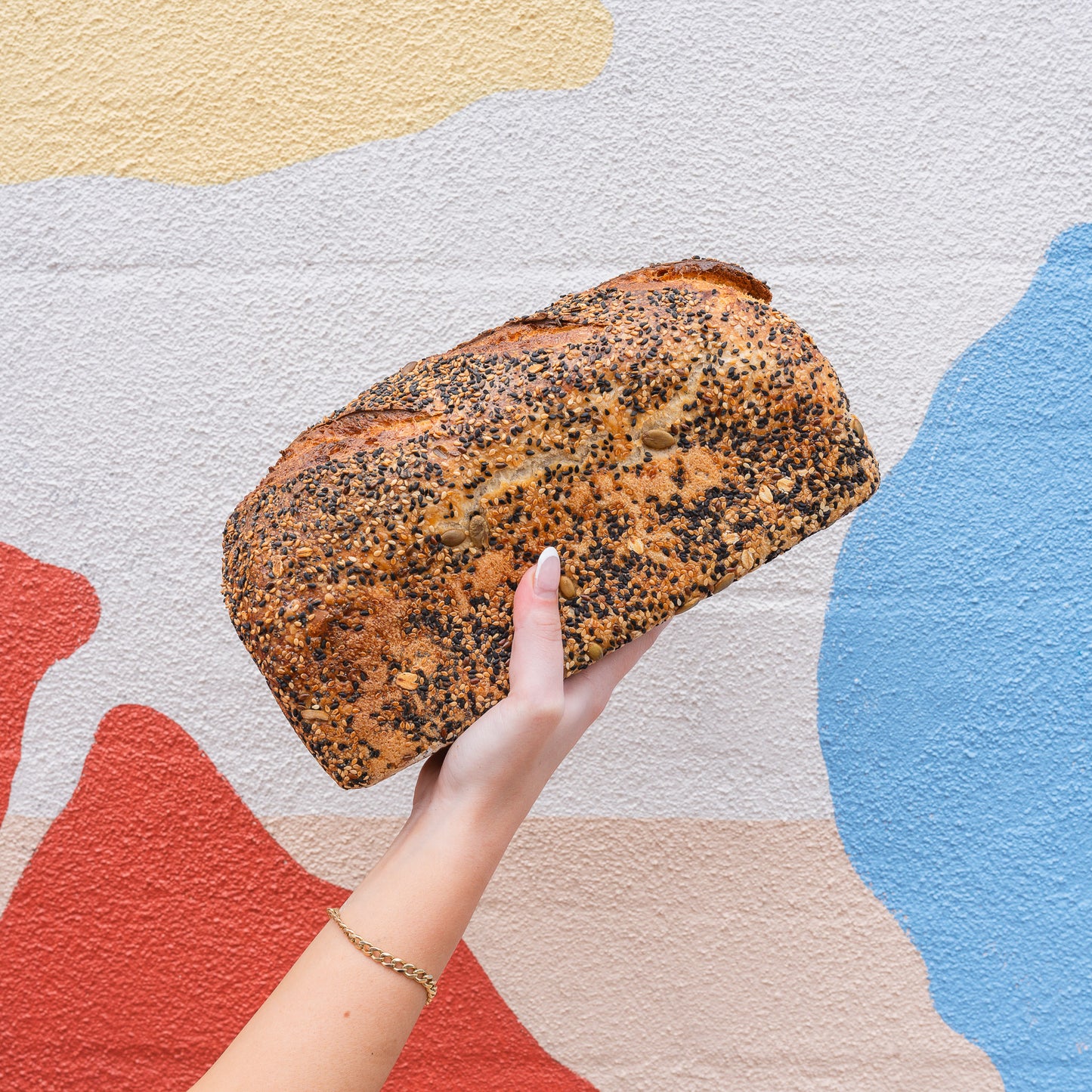 Seeded White Sourdough (Christmas Day)